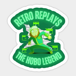 Retro Replays Sticker